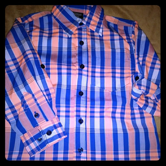 Youth Boys Plaid Shirt - Picture 1 of 1